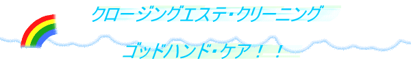 クロージングエステ　クリーニング