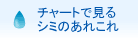 チャートで見るシミのあれこれ